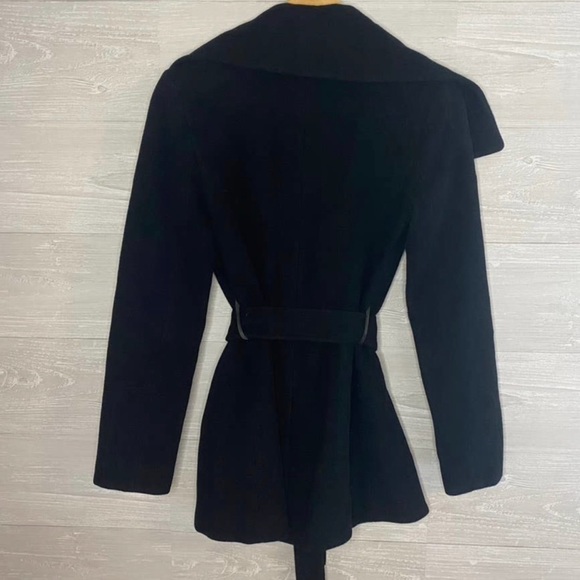 Black Winter Coat - Size 6 - Like New! - Picture 3 of 4